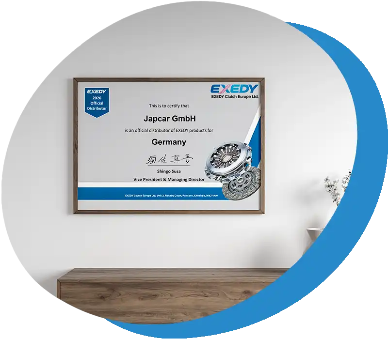 Partnerschaft von JapCar und EXEDY